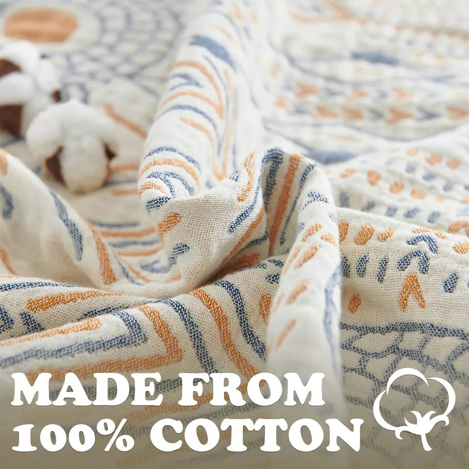 Indian Arrow Reversible Cotton Sofa Throw